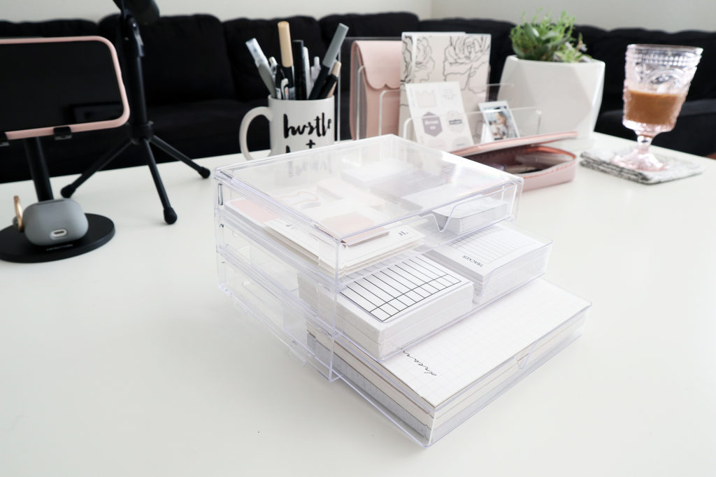 How To Organize Planner Supplies - Domestically Creative