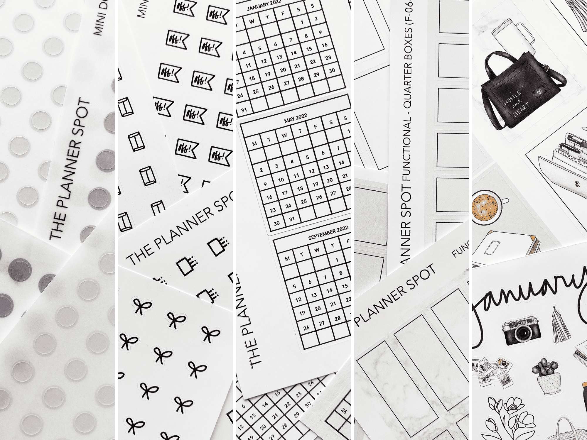 Best Planner Stickers, Family, Work, To-Dos, Events, Goals